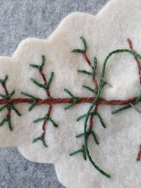 Tree Felt Holiday Ornament DIY Kit 