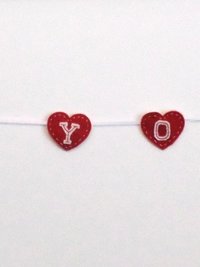 Valentine Hearts Felt Garland DIY Sewing Kit 