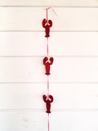 Maine Lobster Felt Garland DIY Sewing Kit 