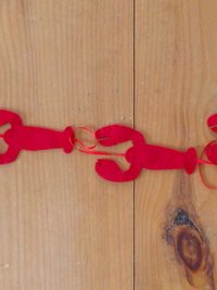 Maine Lobster Felt Garland DIY Sewing Kit 
