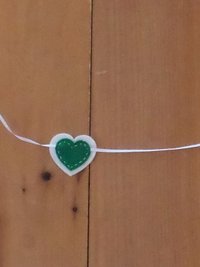 Valentine Hearts Felt Garland DIY Sewing Kit 