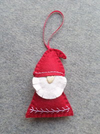 Gnome Felt Holiday Ornament DIY Kit 