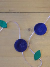 Blueberry Garland DIY Sewing Kit 