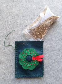 Maine Balsam Fir Wreath Sachet DIY Kit