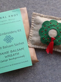 Maine Balsam Fir Wreath Sachet DIY Kit