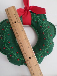 Maine Balsam Fir Felt Wreath Craft Kit