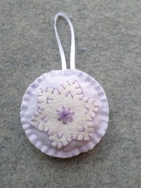 Pastel Ball Felt Holiday Ornament DIY Kit 