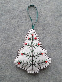 Tree Felt Holiday Ornament DIY Kit 