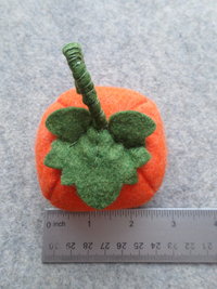 Pumpkin Felt Pincushion 
