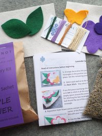 Flower Lavender Sachet DIY Kit