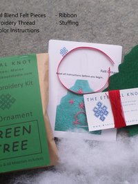 Tree Felt Holiday Ornament DIY Kit 