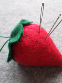 Strawberry Emery Pincushion