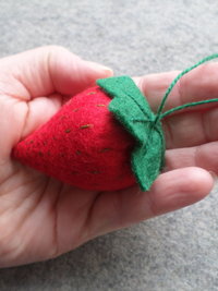 Strawberry Emery Pincushion DIY Kit