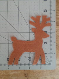 Reindeer Felt Holiday Ornament DIY Kit 