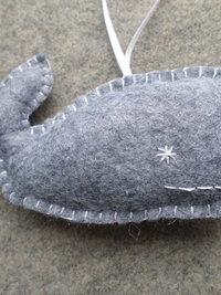 Whale Felt Ornament DIY Kit ***COMING SOON***