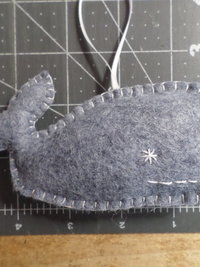 Whale Felt Ornament DIY Kit ***COMING SOON***