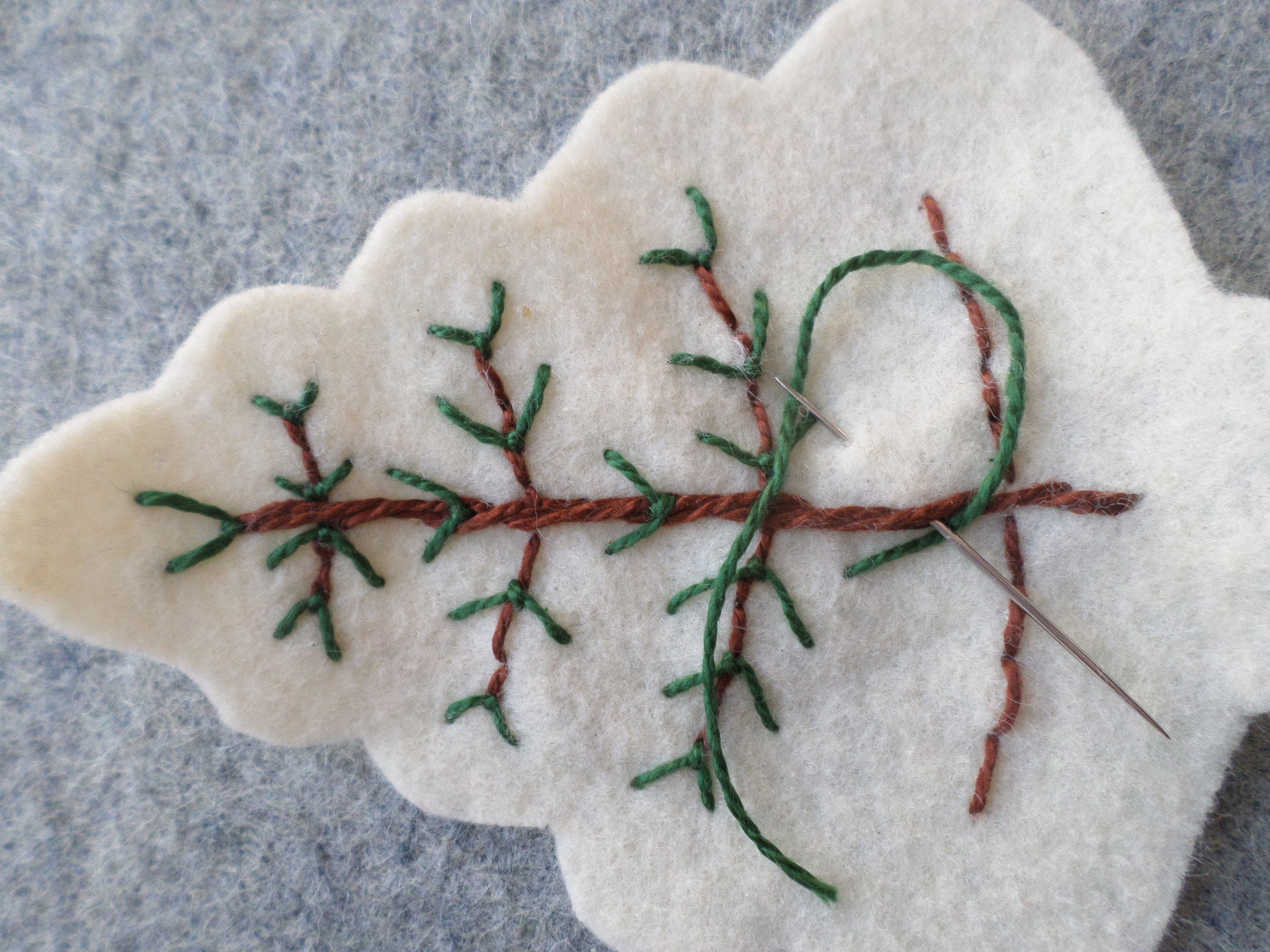 Tree Felt Holiday Ornament DIY Kit 