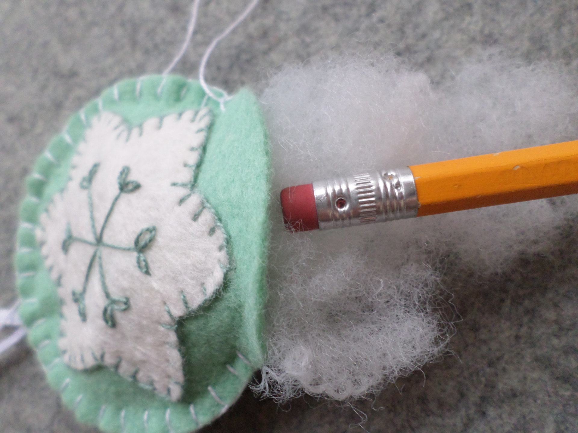 Pastel Ball Felt Holiday Ornament DIY Kit 