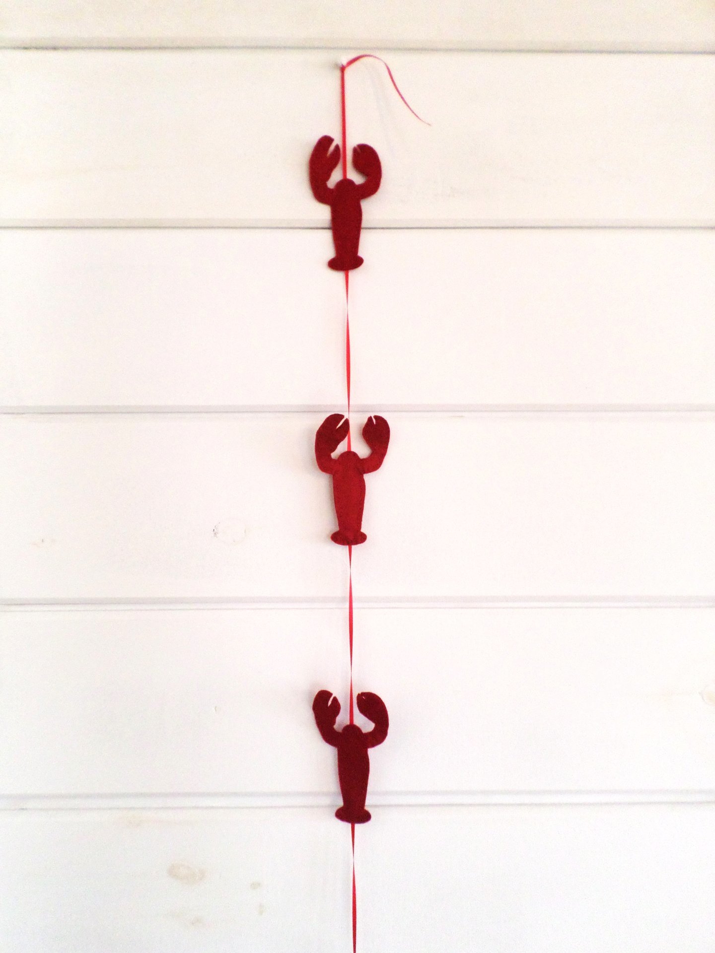 Maine Lobster Felt Garland DIY Sewing Kit 