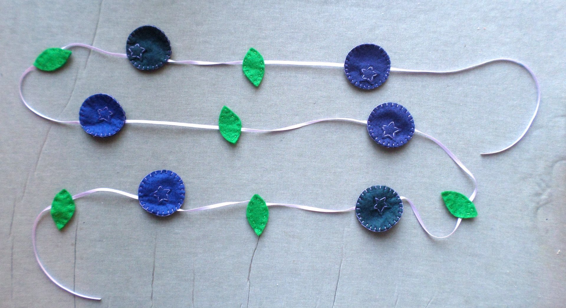 Blueberry Garland DIY Sewing Kit 