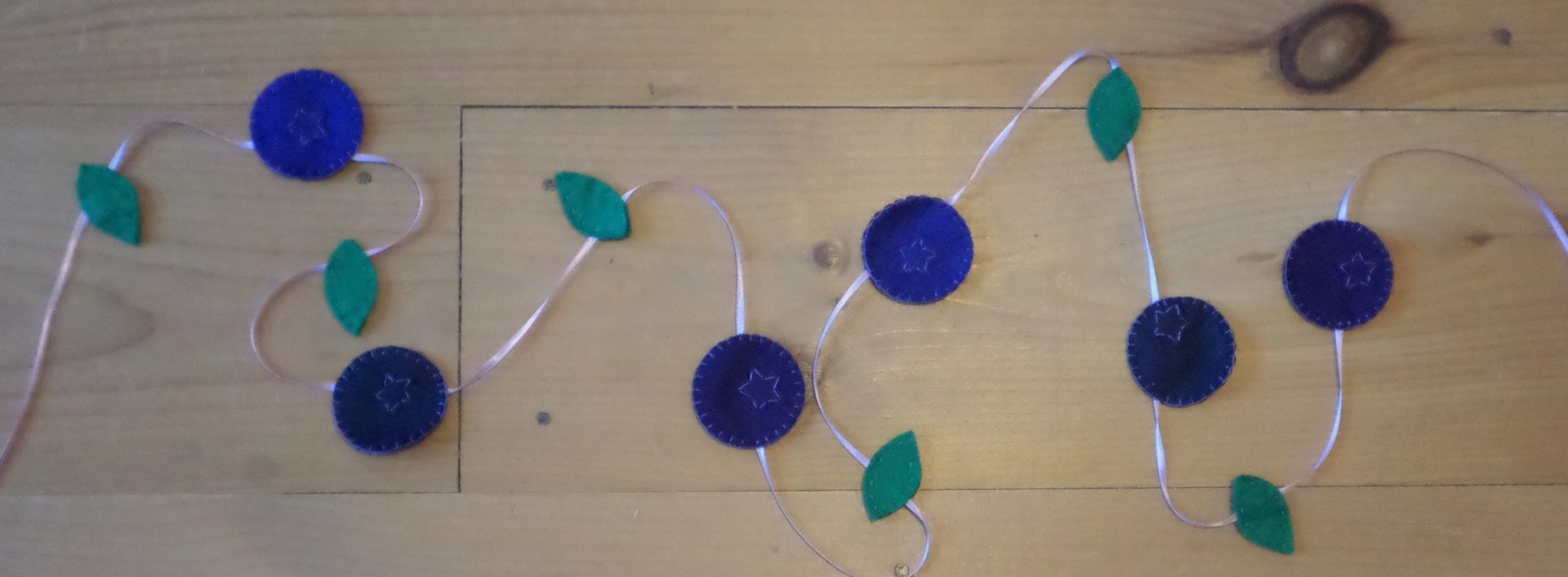 Blueberry Garland DIY Sewing Kit 