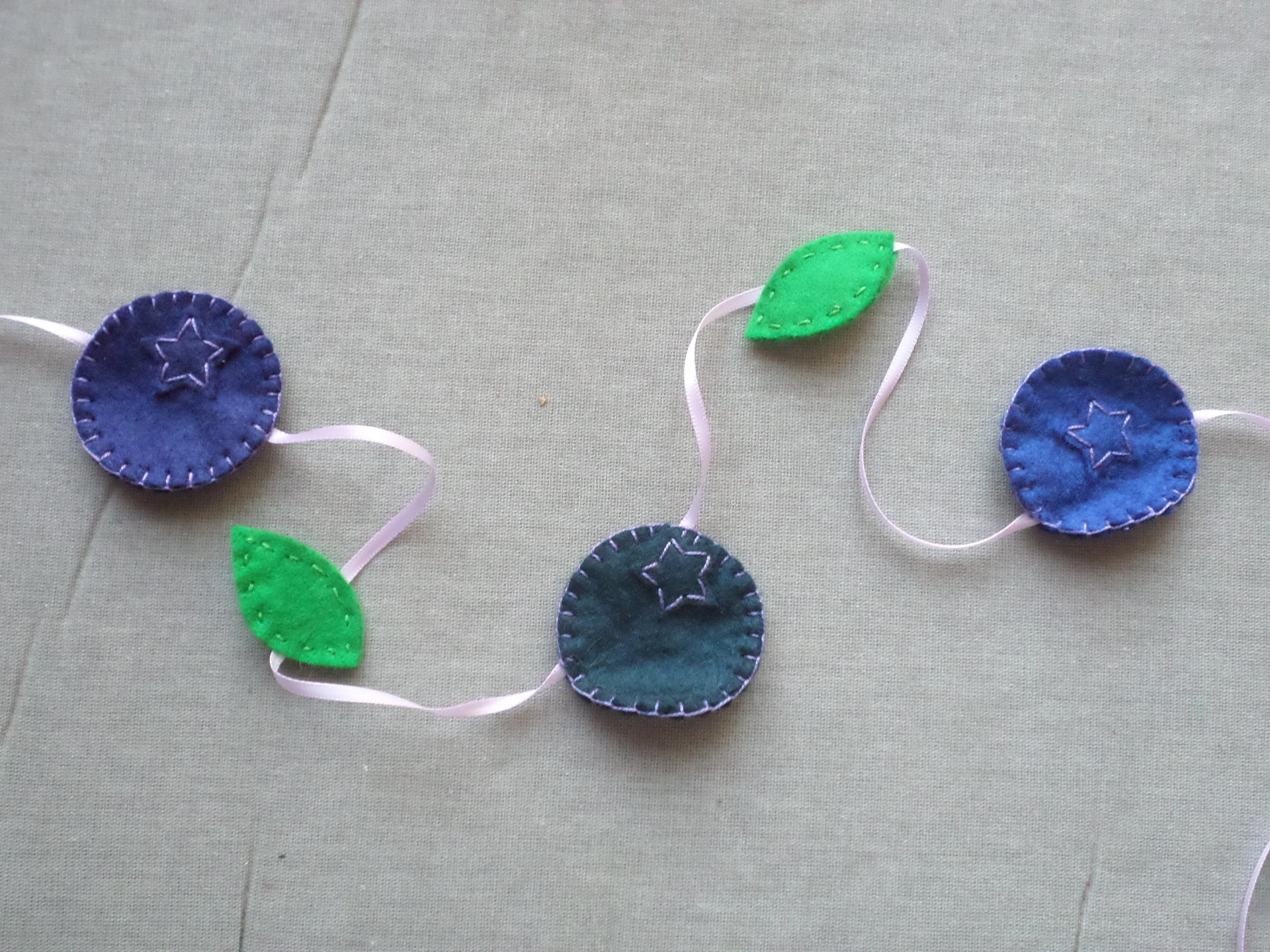 Blueberry Garland DIY Sewing Kit 