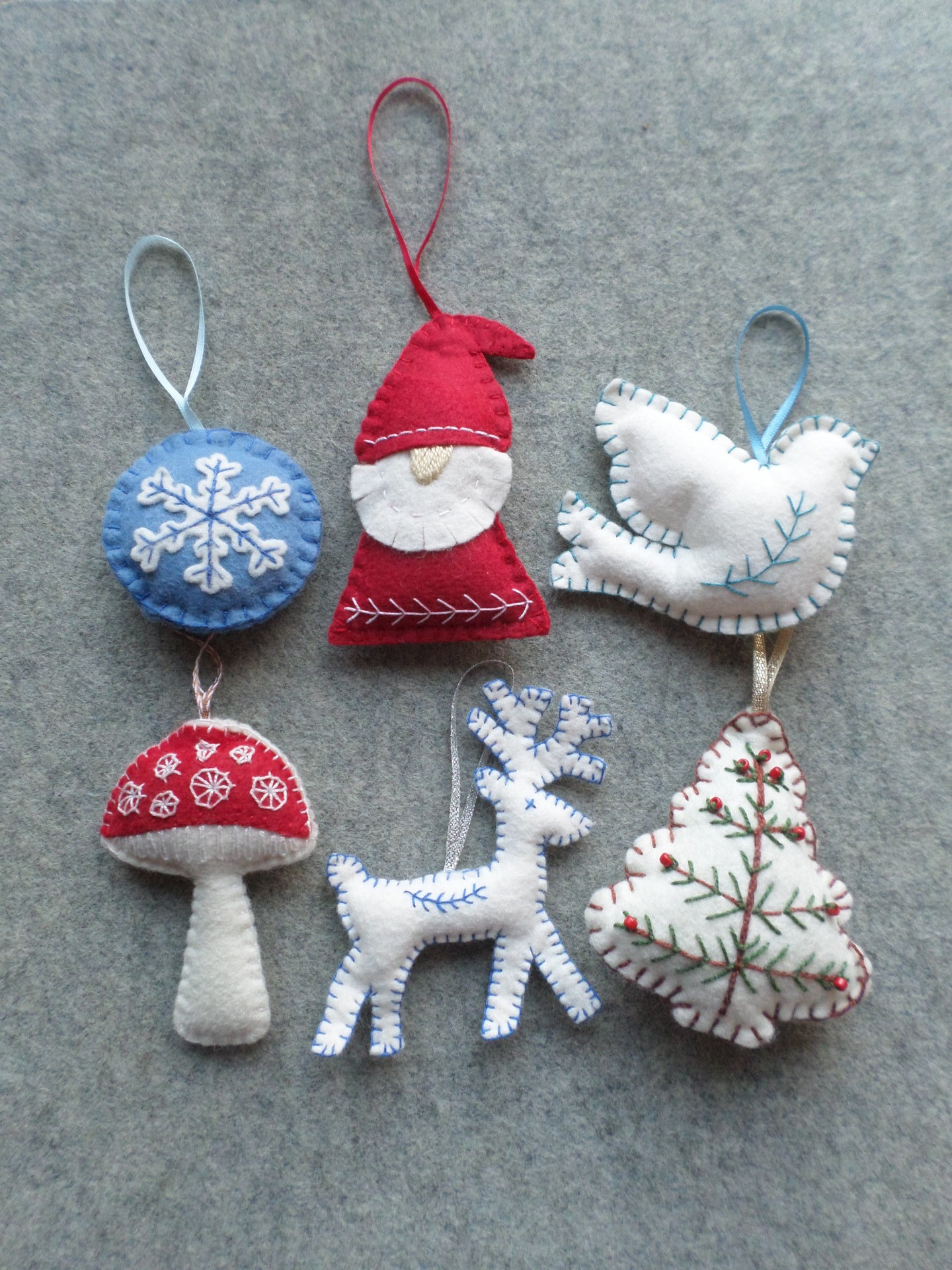 Finished Felt Ornament Made to Order Request