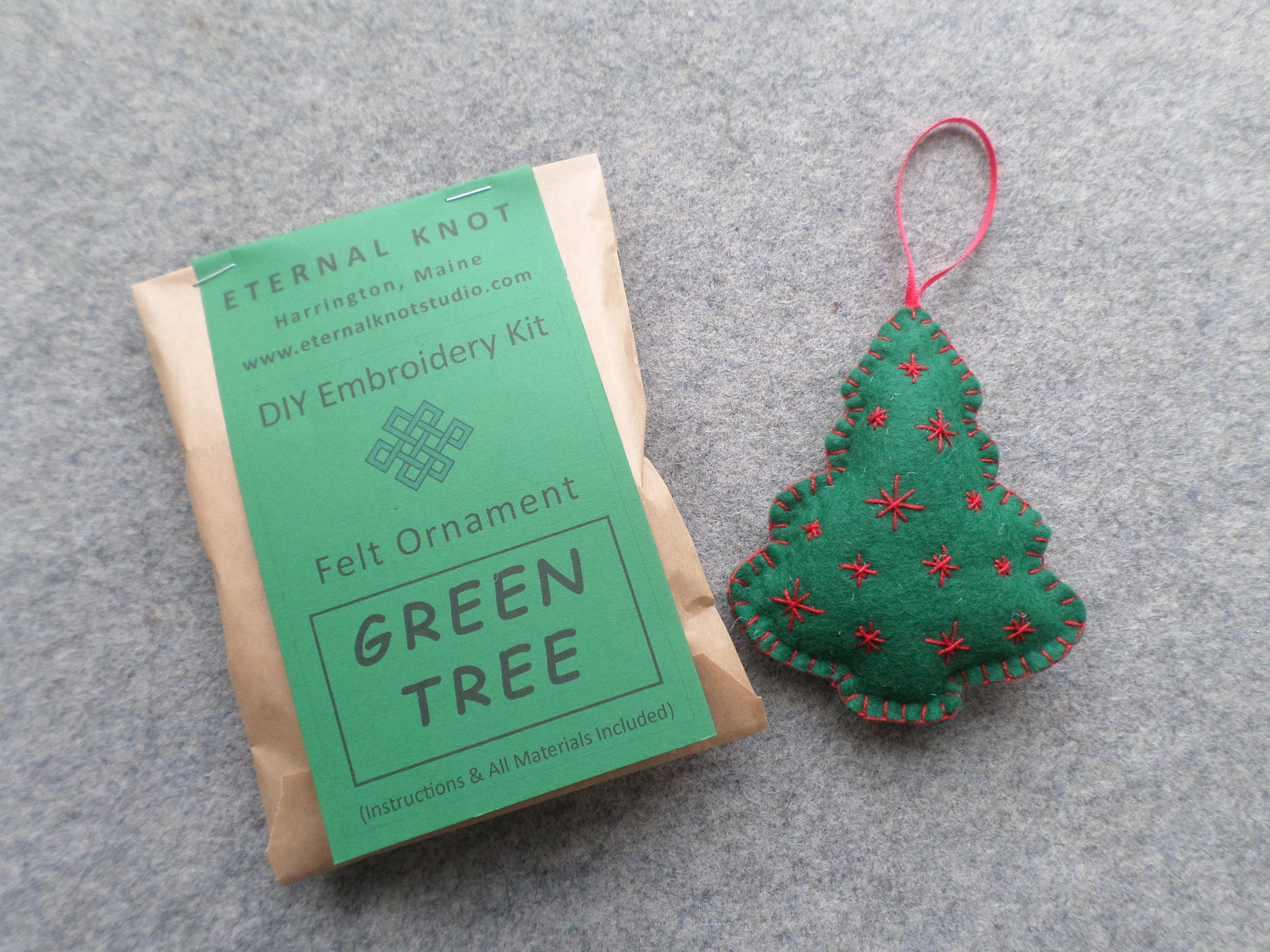 Tree Felt Holiday Ornament DIY Kit 
