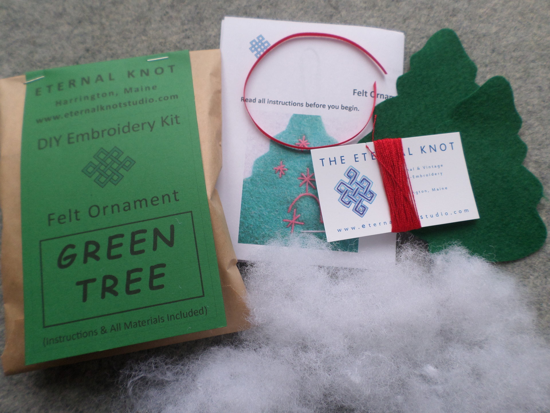 Tree Felt Holiday Ornament DIY Kit 