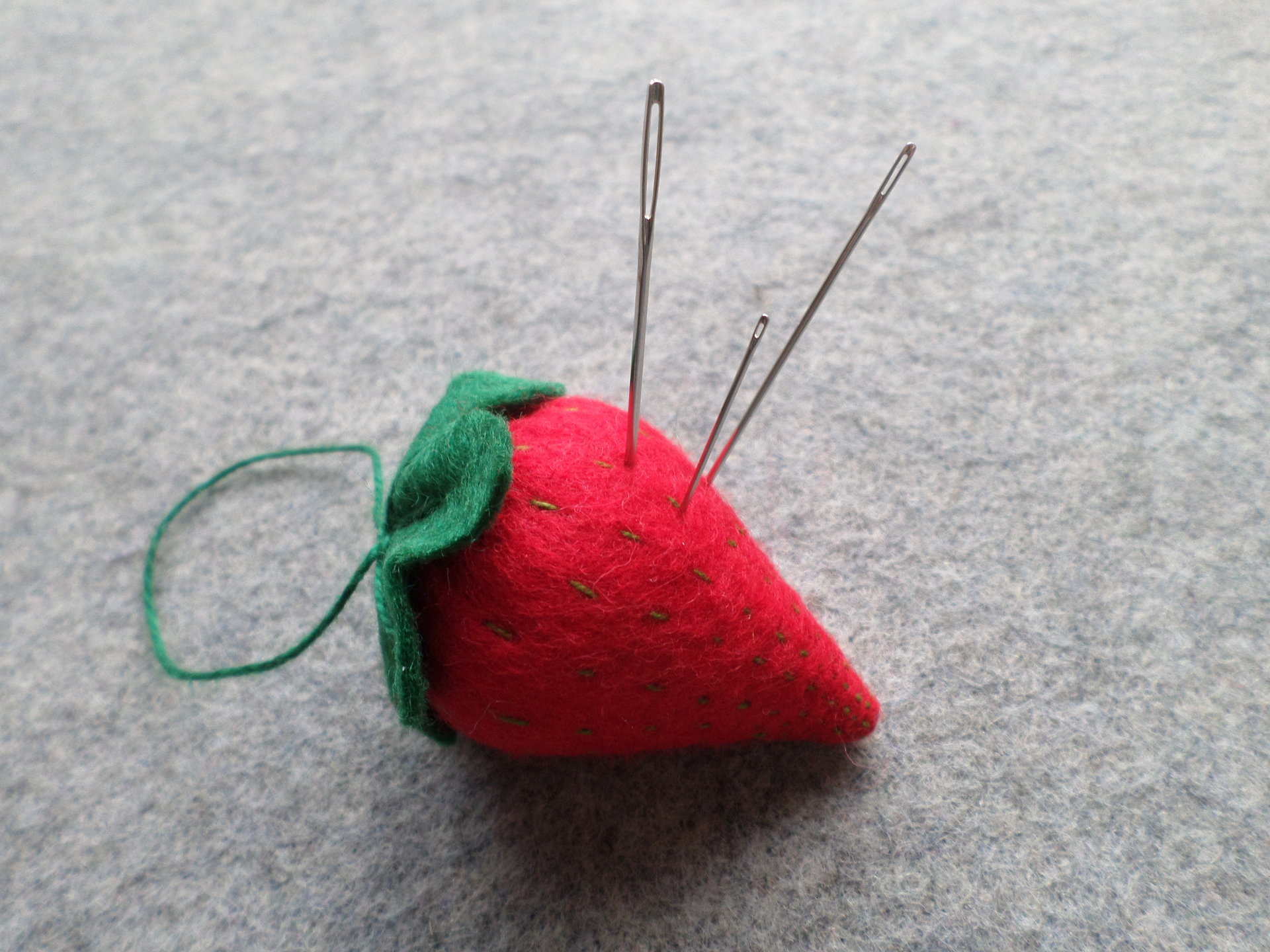 Strawberry Emery Pincushion DIY Kit