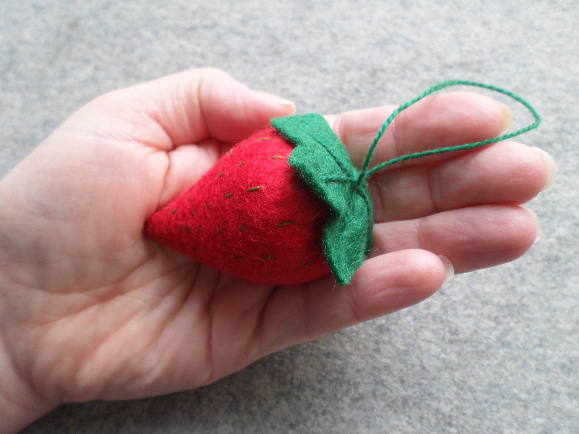 Strawberry Emery Pincushion DIY Kit