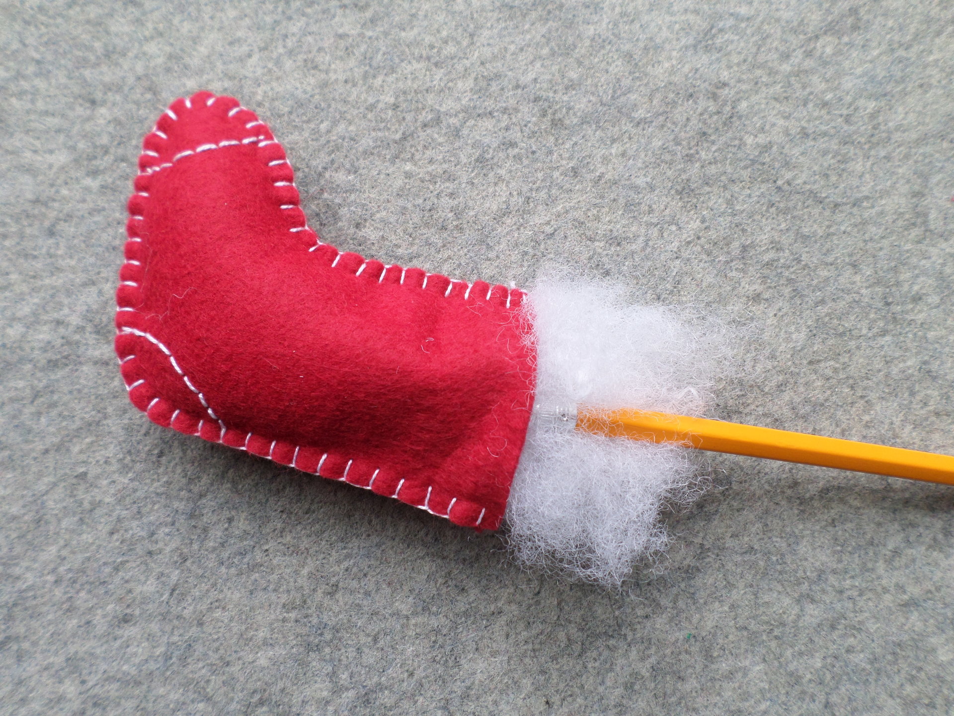 Set of 4 Stocking Felt Ornaments DIY Kit 