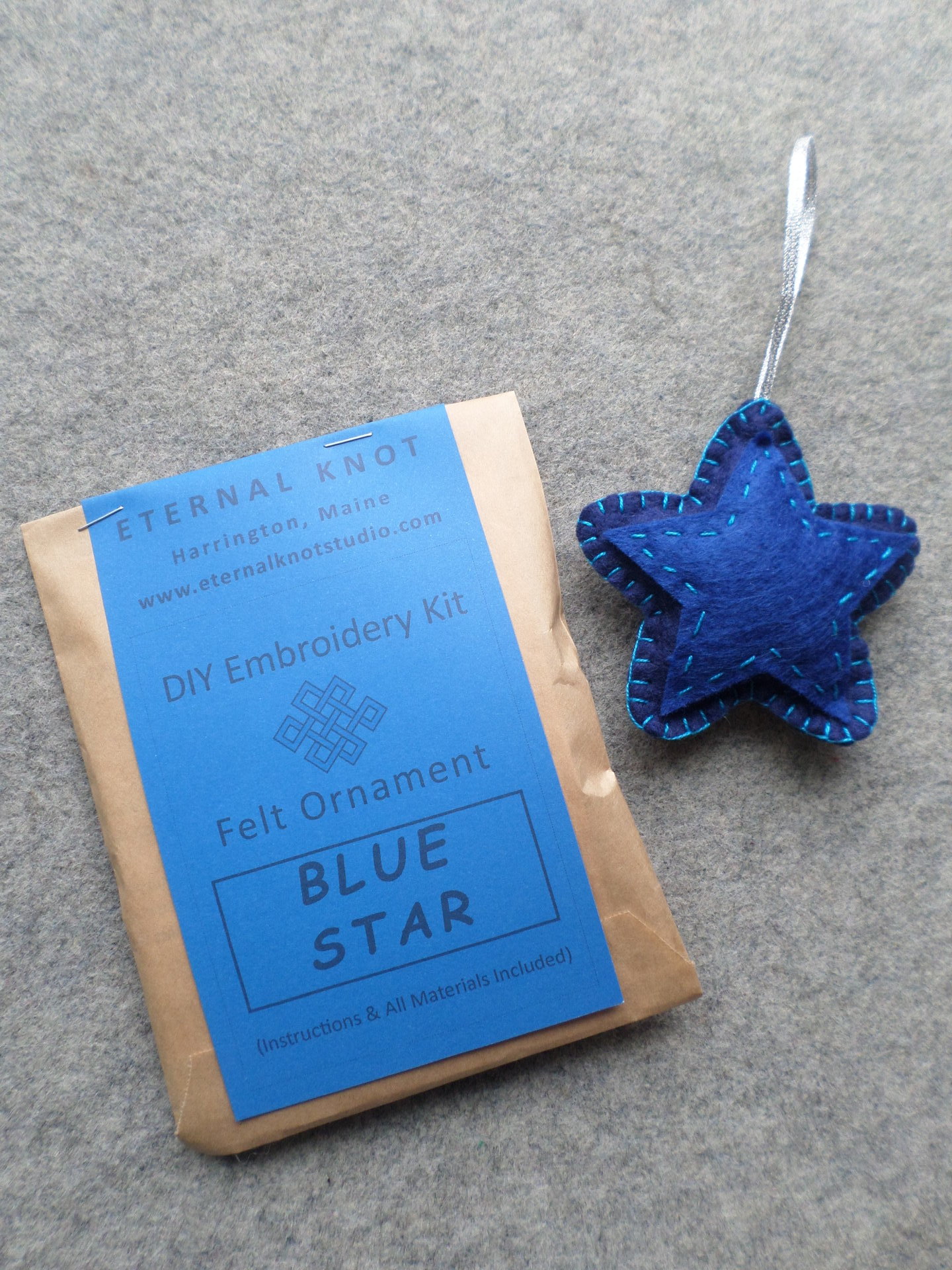 Star Felt Holiday Ornament DIY Kit 
