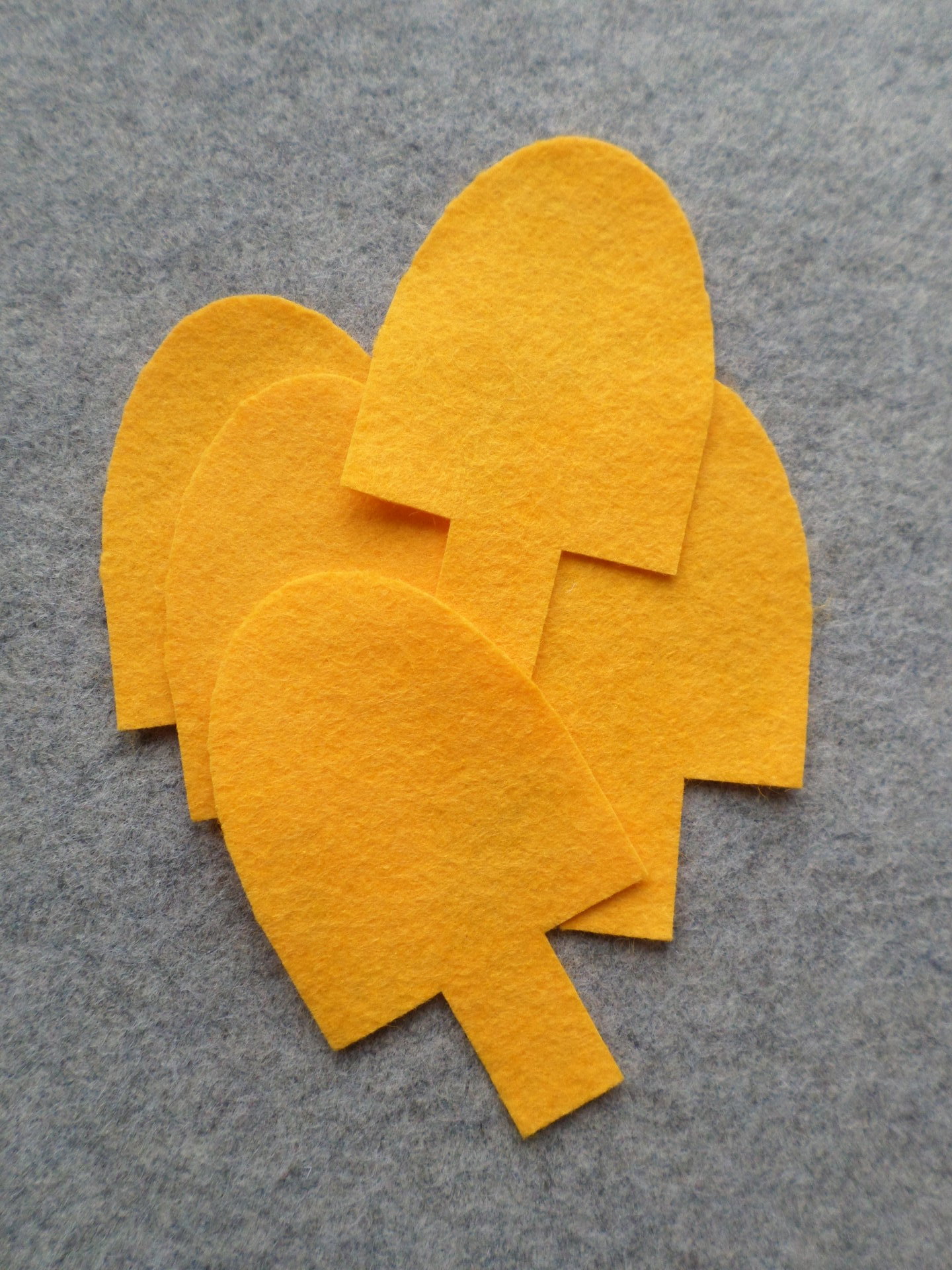 12 Cut Felt Shapes, Buoy Pieces