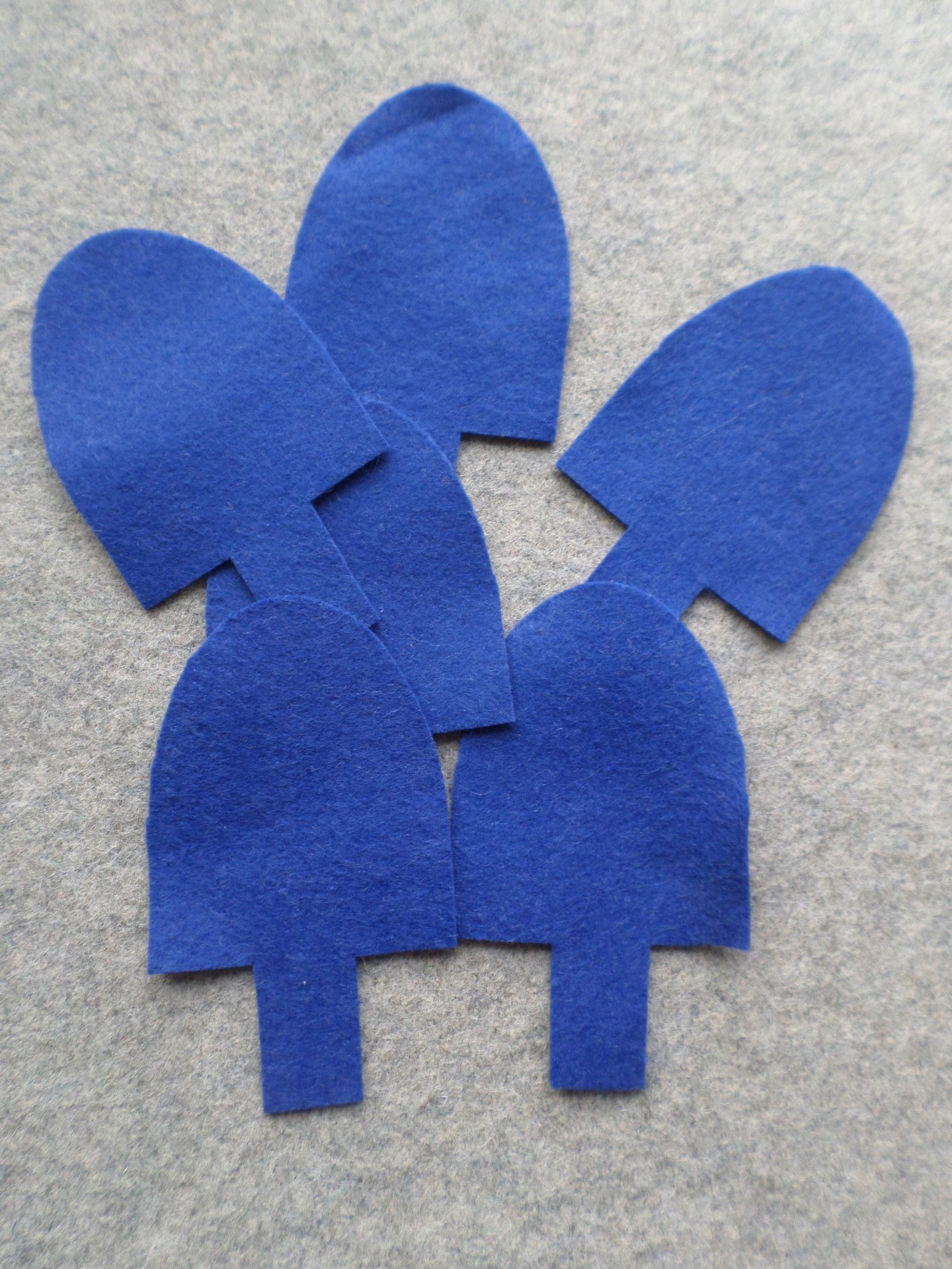12 Cut Felt Shapes, Buoy Pieces