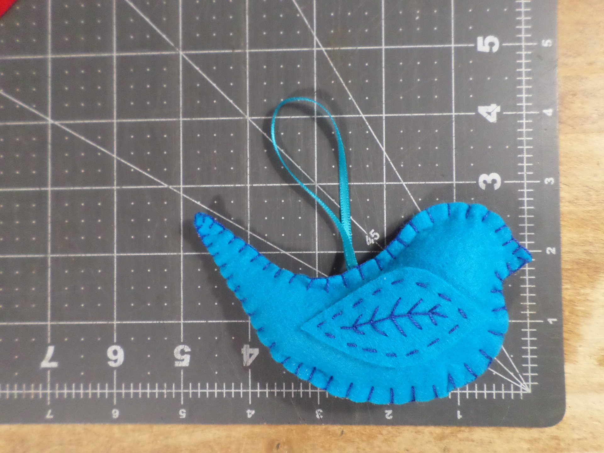 Set of 4 Bird Felt Ornaments DIY Kit 