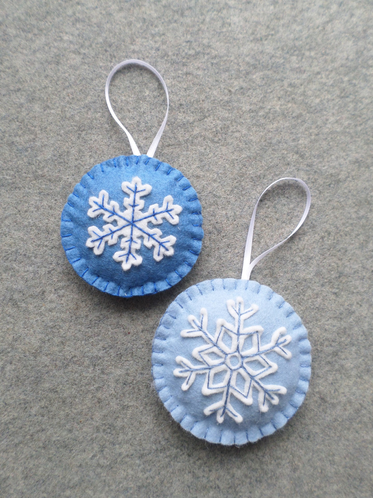 Snowflake Felt Holiday Ornament DIY Kit 