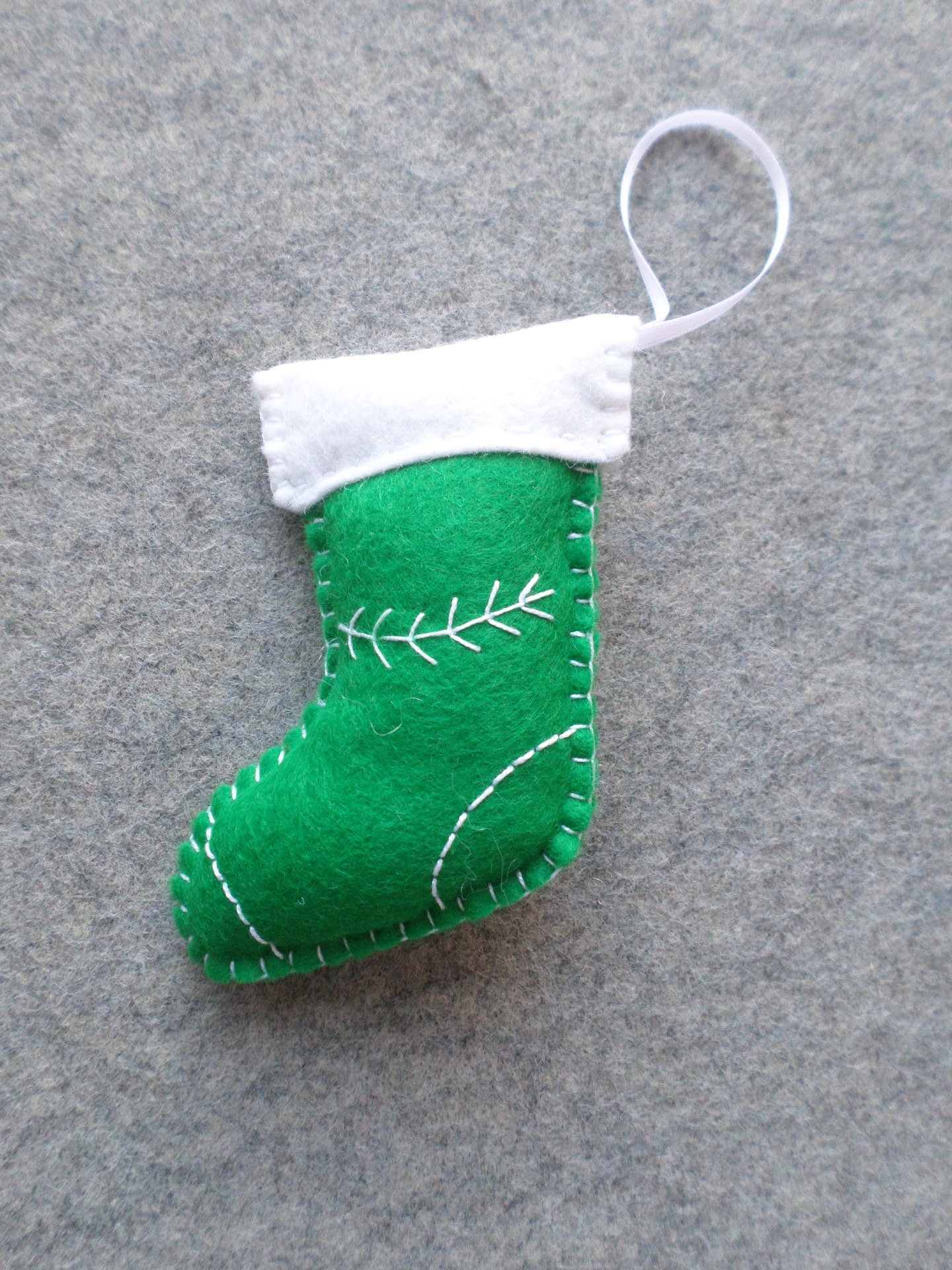 Christmas Stocking Felt Holiday Ornament DIY Kit 