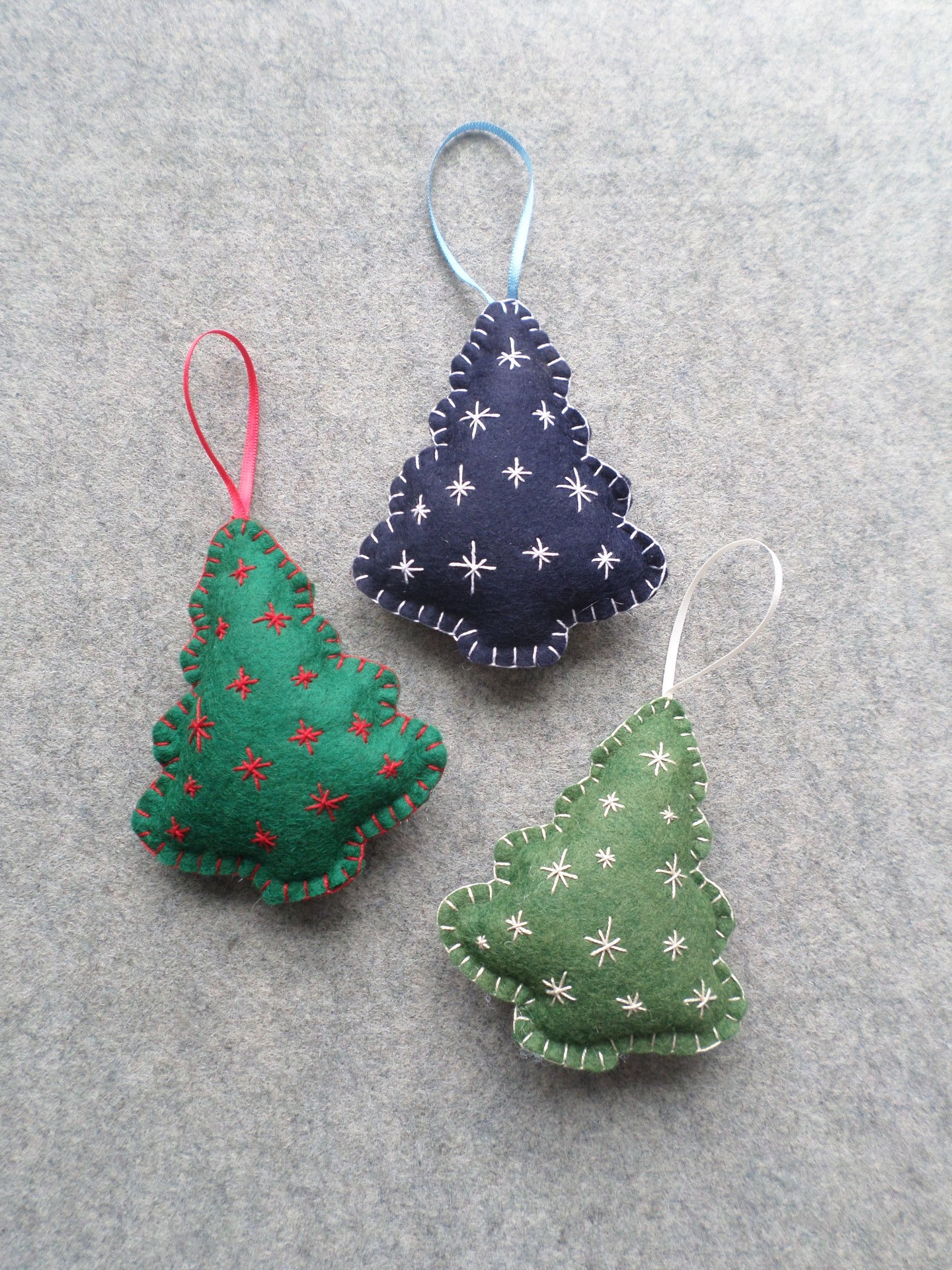 Tree Felt Holiday Ornament DIY Kit 