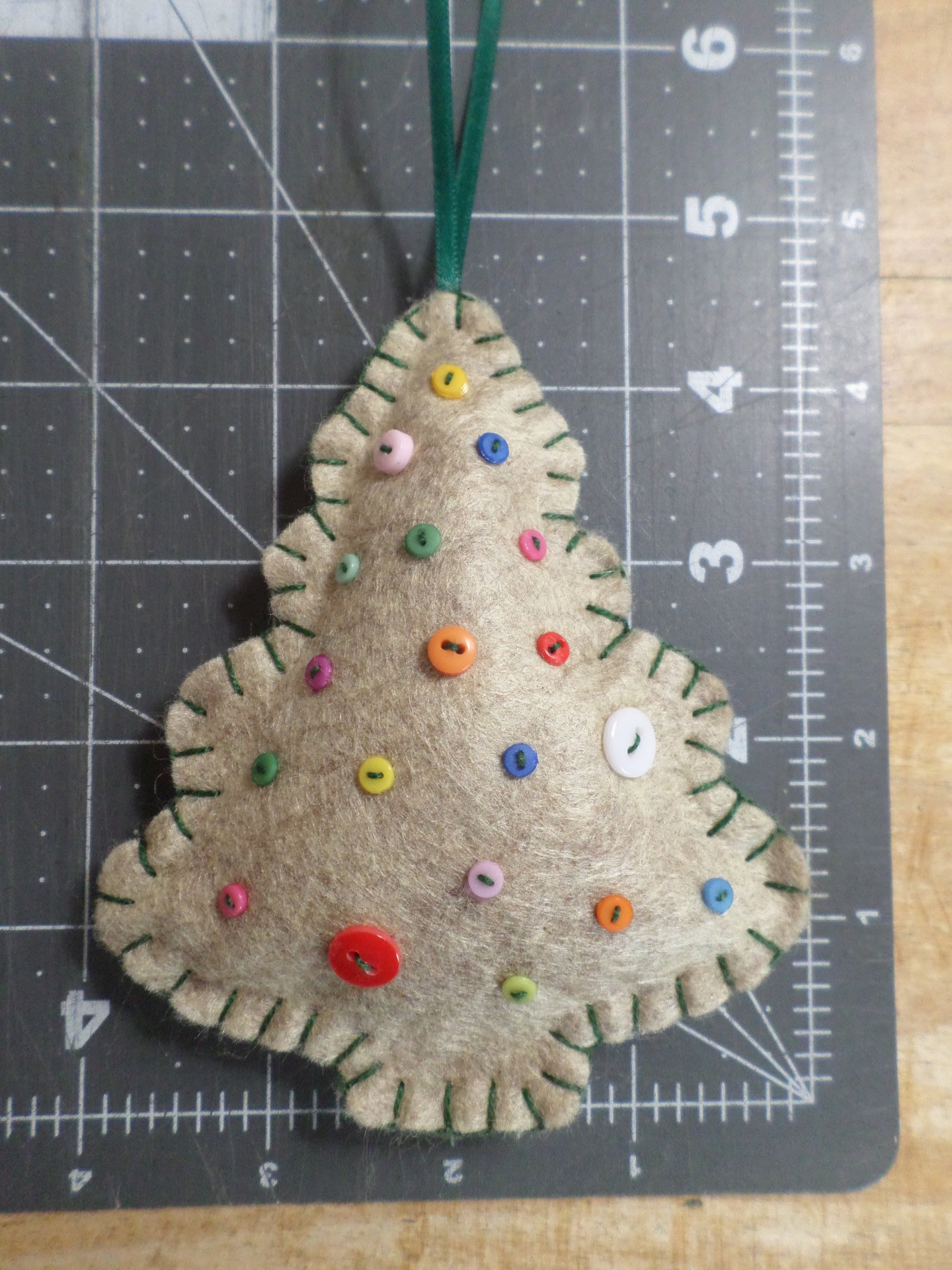 Maine Balsam Fir Tree Felt Ornament Sachet