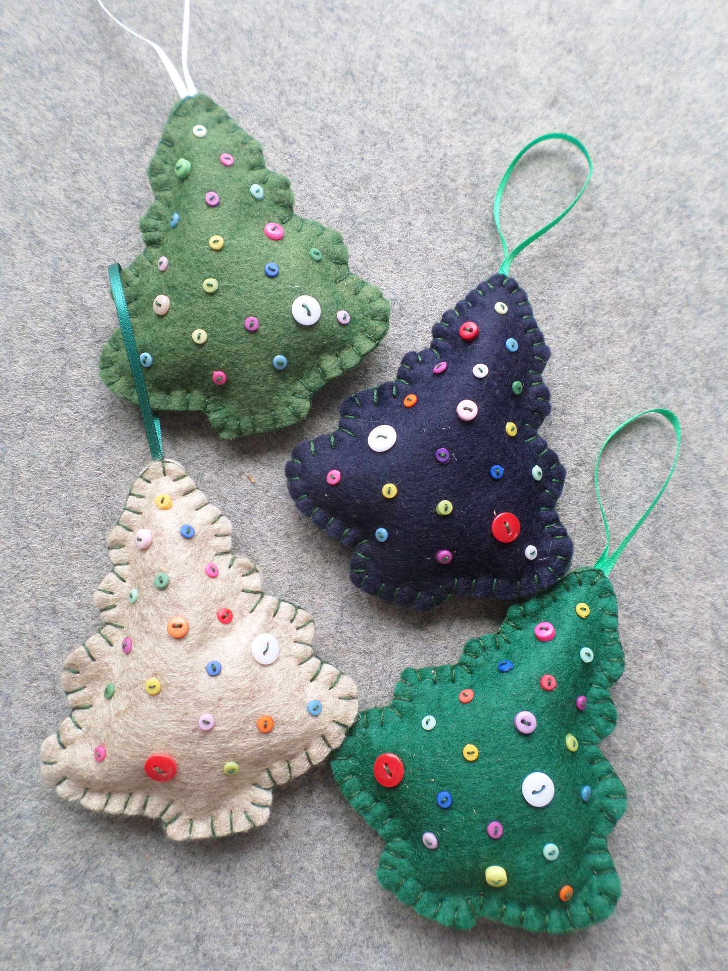 Maine Balsam Fir Tree Felt Ornament Sachet
