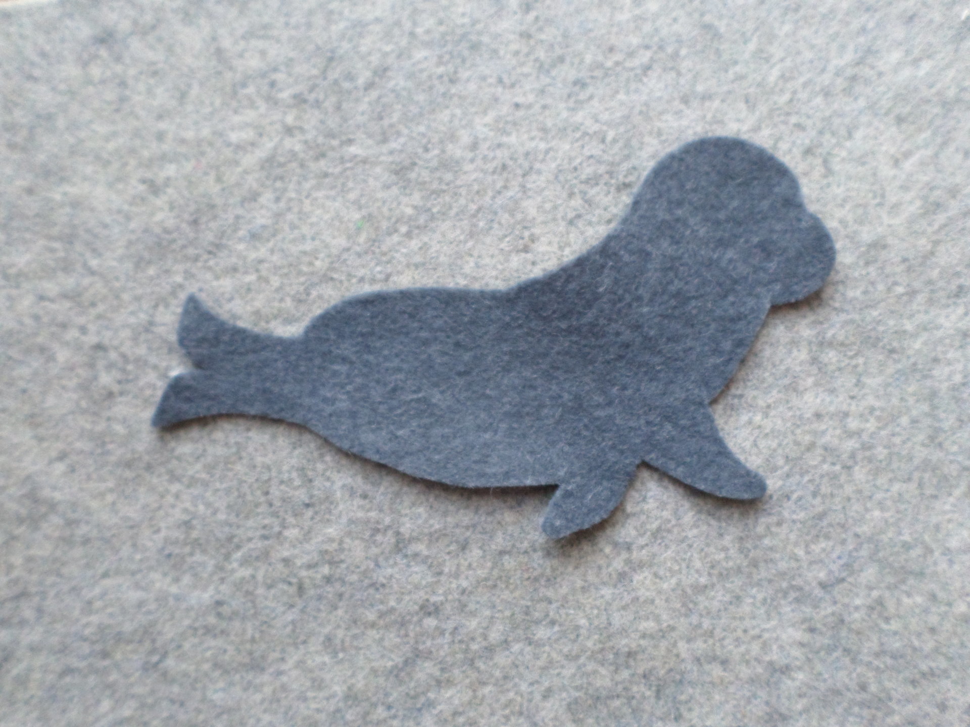 12 Cut Felt Shapes, Seal Pieces