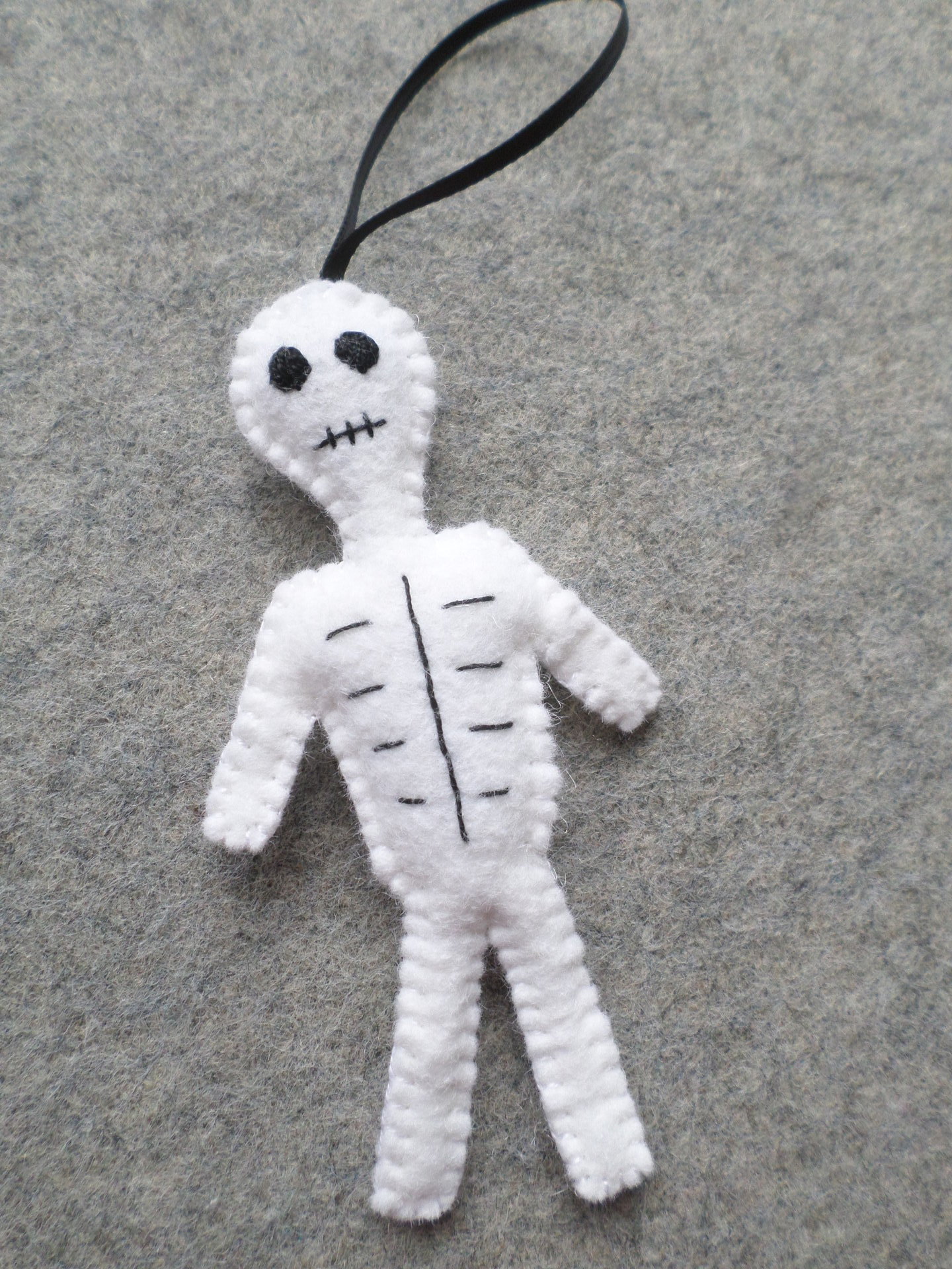 Skeleton Halloween Felt Holiday Ornament DIY Kit  ***COMING SOON***
