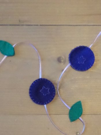 Blueberry Garland DIY Sewing Kit 