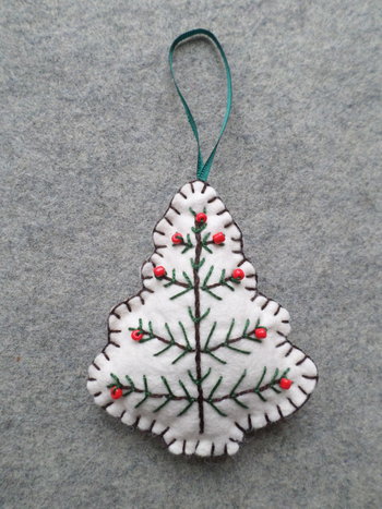 Tree Felt Holiday Ornament DIY Kit 