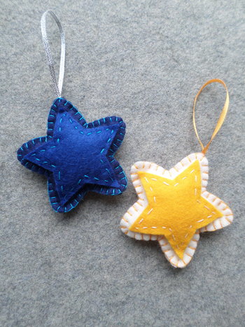 Star Felt Holiday Ornament DIY Kit 