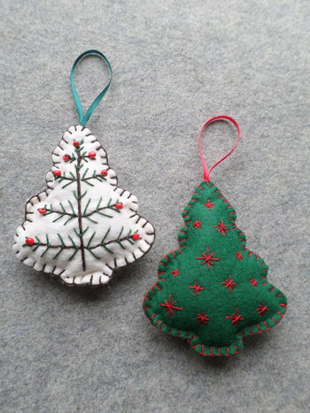 Tree Felt Holiday Ornament DIY Kit 